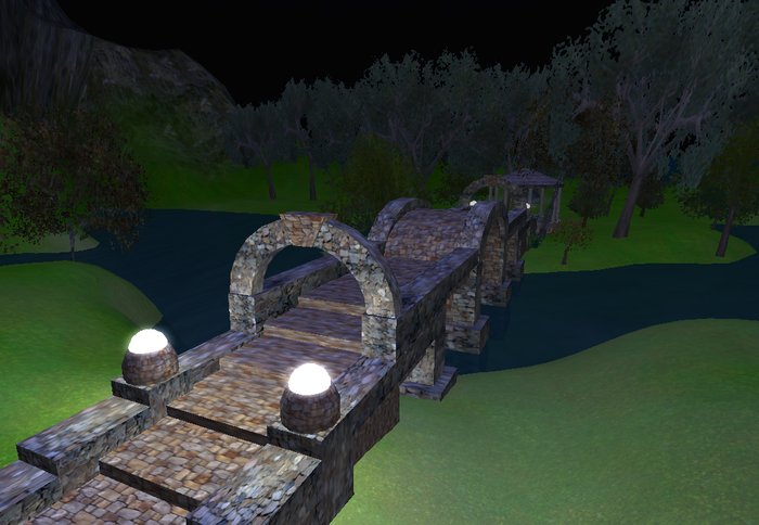 large elegant stone bridge