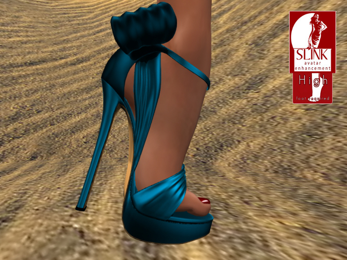 SP~"Summer" Bow Sandals - Sapphire