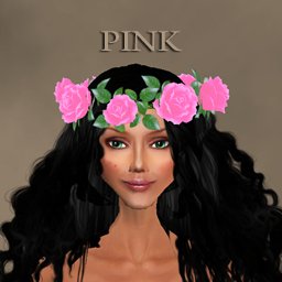 rose crown (pink)