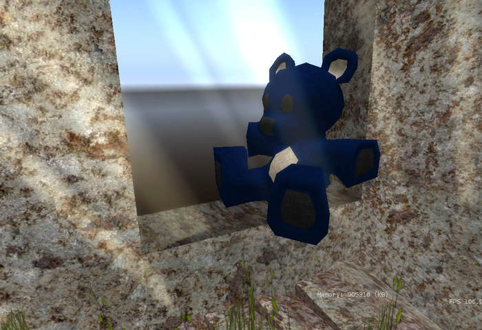 Fenir's teddy bear sitting 2015