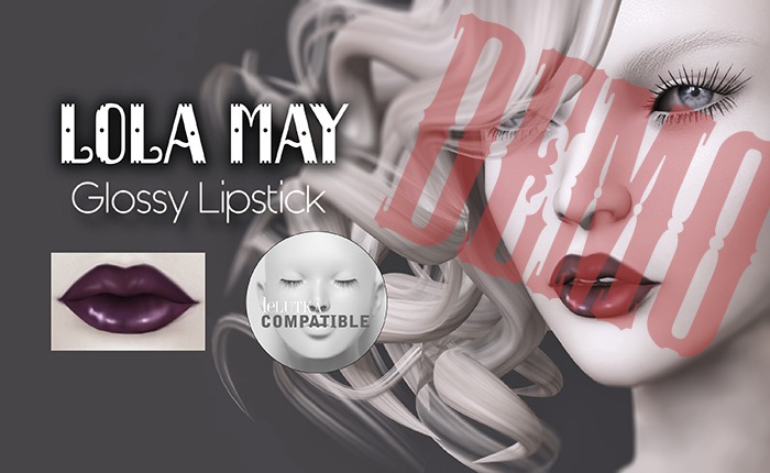 ::Lola May :: Lelutka Applier:  Glossy Lipstick - DEMO