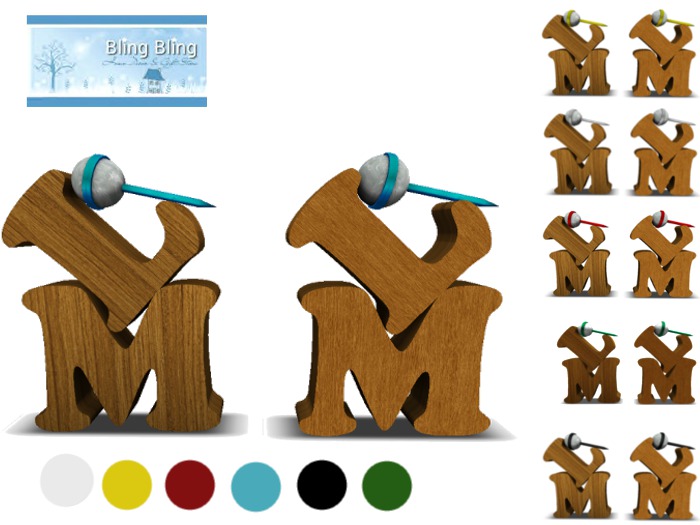  Simple Landmark Giver in 3 sizes  with Options Menu ( MESH)  * Bling Bling *