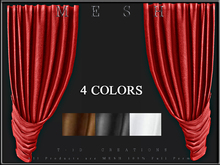 T-3D Creations [ Curtain Display 014 ]  Regular MESH - Full Perm -