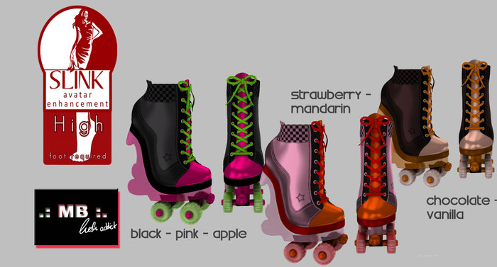 .: MB :. Mesh Roller Skates w/Skating anim [ 3 Colors -1]