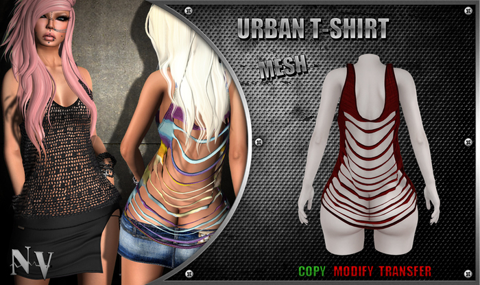 [NV] Urban Top -Red-