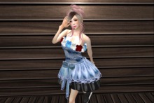 Ice skate blue