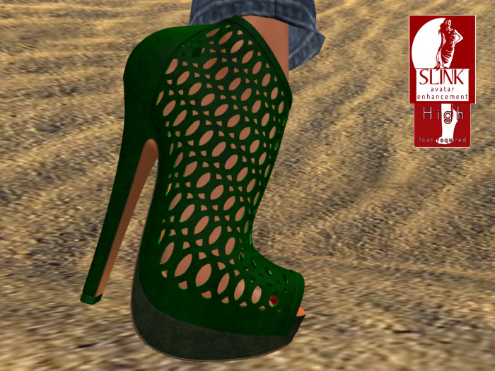 Sweet Peach Heels For Slink High - Fuschia White