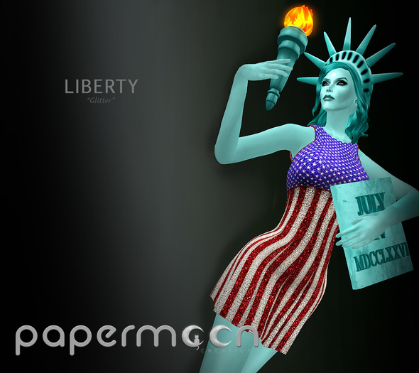 PaperMoon- LIBERTY Dress - Glitter