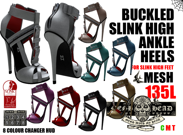 Mesh Head - High Top Skull Sneakers With Resizer & Hud