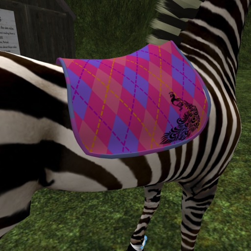 Peacock Saddle Pad
