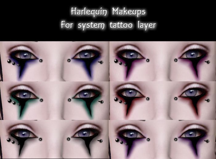 Harlequin Makeups
