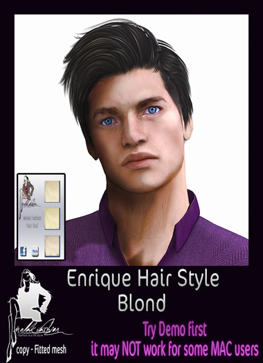 ::MF:: Enrique Hair Style Blond