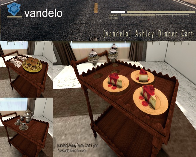 [vandelo] Ashley Cart **1 Prim**