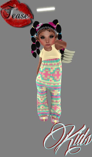 !TEASE! KiDs  Lil Angel Romper Demo