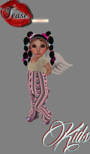 !TEASE! KiDs  Lil Angel Romper Demo