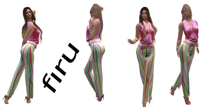 FIRU-Rigged Mesh Miran-PINK GREEN