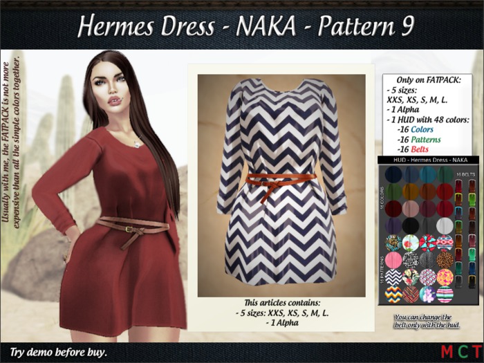 Hermes Dress - NAKA - Pattern 9