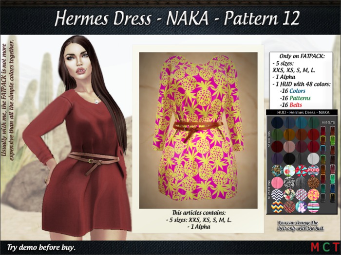 Hermes Dress - NAKA - Pattern 12