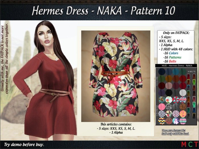 Hermes Dress - NAKA - Pattern 10