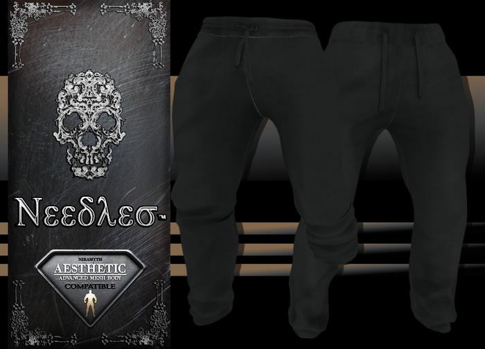 -Needles- Aesthetic Jog Pt - Black