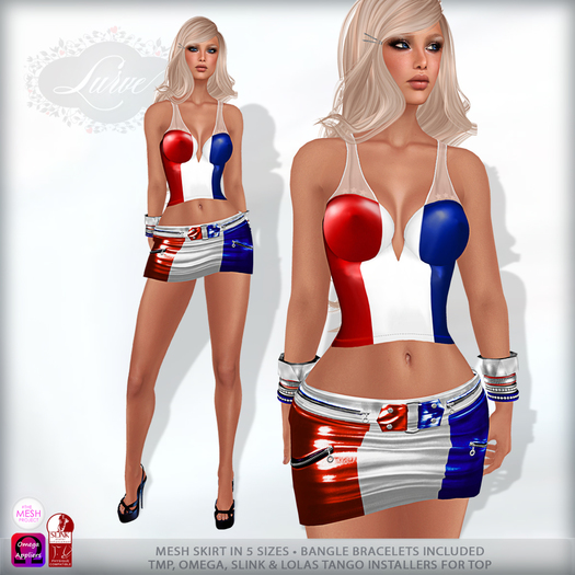 *Lurve* Star Spangled Mini - RWB
