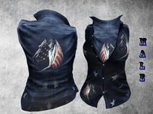 BWR REBEL FLAG  Bell Bottom jeans
