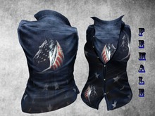 BWR REBEL FLAG  Bell Bottom jeans