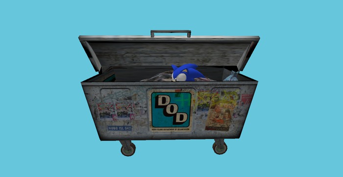 Carrinho de lixo dirigivel