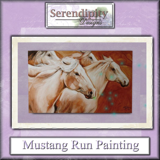 Serendipity Designs - Mustang Run Painting