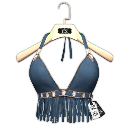 :::KC::: Top Fringed Blue