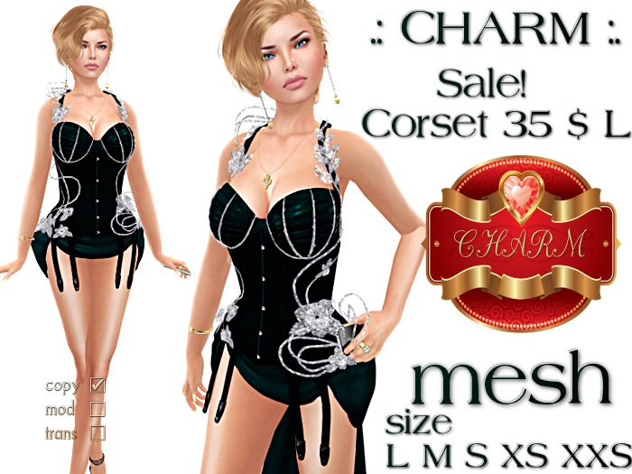 !.: CHARM :. Mesh_Fantasy Corset