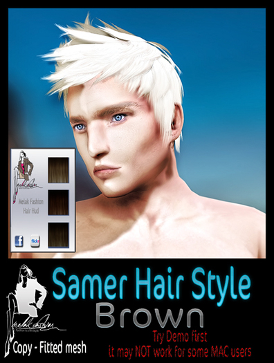::MF:: Samer Hair Style Brown