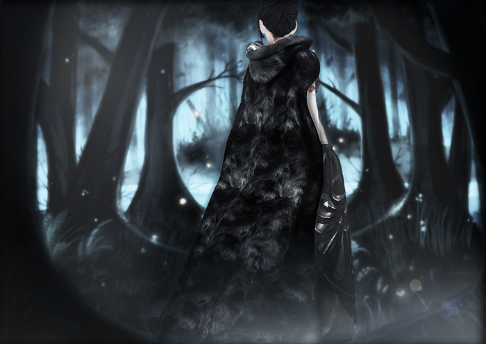 - Anxiety - Fur Cloak Black DEMO