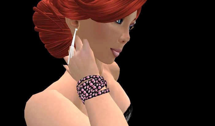 H.E.D. Pink Sapphires Bangles 