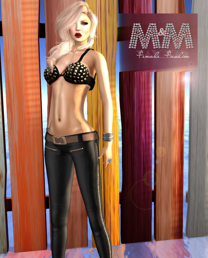 M&M-DEMO DEMI BRA-PANT MESH