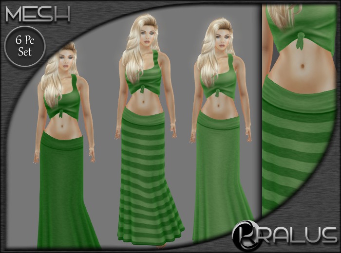 ::KRALUS:: Mesh : Cotton Lounger : Green 