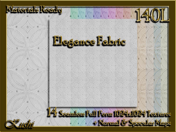 Elegance Fabric Seamless Textures Materials Ready Full Perms 1024x1024