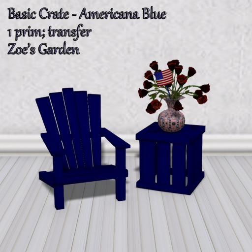 *ZG* Basic Crate - Americana Blue