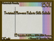 Twisted Flowers Silk Fabric Solids Seamless Textures Materials Ready Full Perms 1024x1024