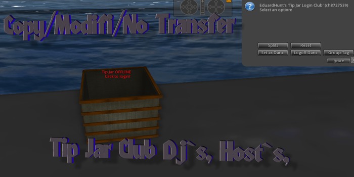 Tip Jar Login Club LOUNGE