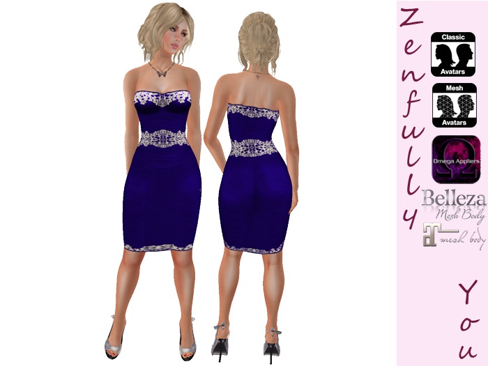 [ZY] Terpsichore Dress - Royal Blue
