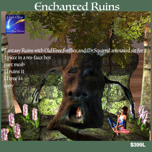 Enchanted Fantasy Ruins Scene (Crate)