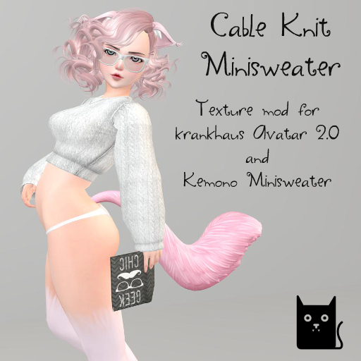 *LM* Cable Knit Minisweater