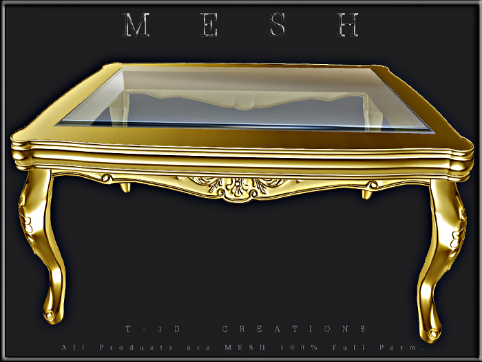 T-3D Creation [Button] MESH - Full Perm