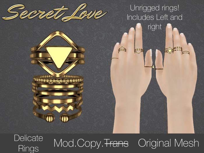 {Secret Love} Delicate -Gold