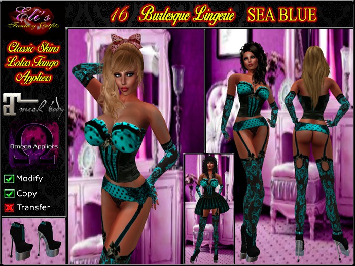 16 Burlesque Sea Blue