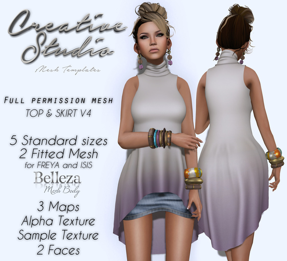 - CREATIVE STUDIO - Top & Skirt v4 