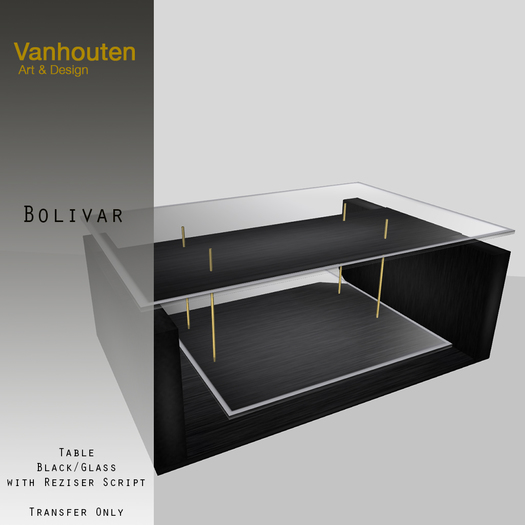 *Vanhouten* Table Bolivar - Black