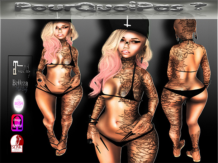 PourQuoiPas Tattoo "Flower "