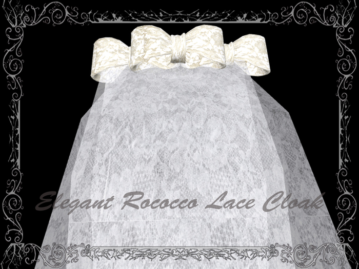 [e] Lace Cloak  Rococco Elegance Blanco White/MP